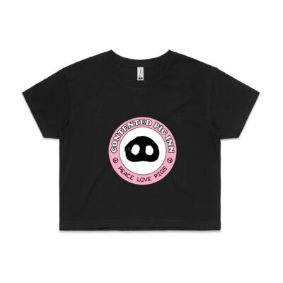 Contented Pig Inn - Crop Tee  Thumbnail